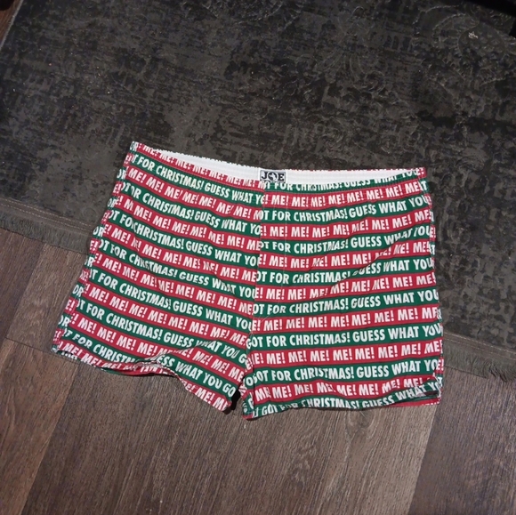 VINTAGE Joe Boxer Jingle Bells Novelty Boxers Size Large Christmas Guess - Picture 1 of 3